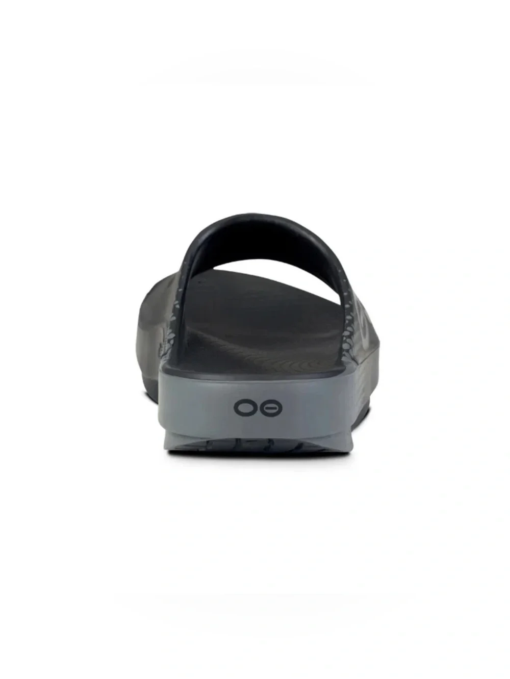 New OOFOS OOahh Sport Recovery Slides Matrix Black M8 W10 NWOT